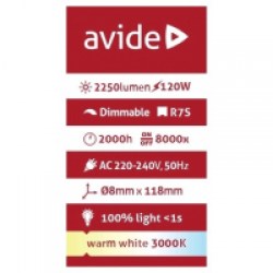 LINEAR R7S 118MM 120w 